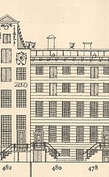 Keizersgracht 480,Tekening Caspar Philips