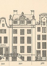 Keizersgracht 590 Tekening Caspar Philips