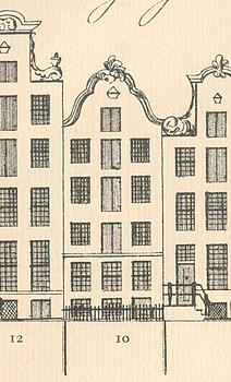 Keizersgracht 10, Tekening Caspar Philips