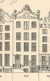 Keizersgracht 192 Tekening Philips Caspar