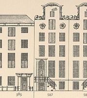 Keizersgracht 587, Tekening Caspar Philips