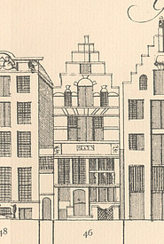 Keizersgracht 46, Tekening Caspar Philips