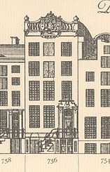 Keizersgracht 756 Tekening Caspar Philips