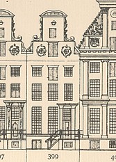 Keizersgracht 399, Tekening Caspar Philips