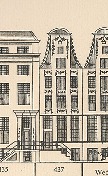 Keizersgracht 437, Tekening Caspar Philips