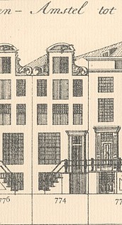 Keizersgracht 774 Tekening Caspar Philips