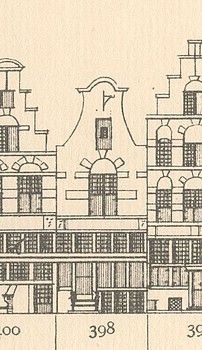 Keizersgracht 398, Tekening Caspar Philips