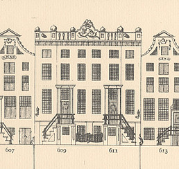 Herengracht 609, Tekening Caspar Philips