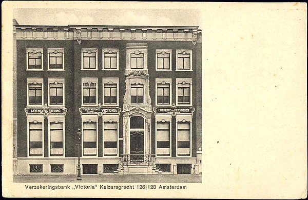 Keizersgracht 126, Verzekering "Victoria"