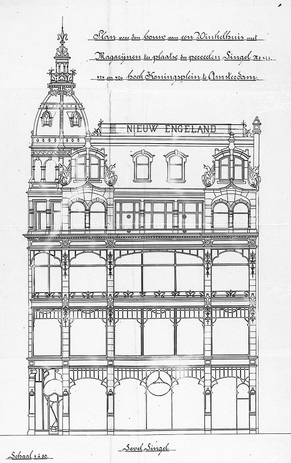 Singel 472-476 Bouwtekening aanz 1 SAA