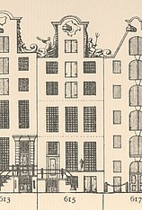 Keizersgracht 615, Tekening Caspar Philips