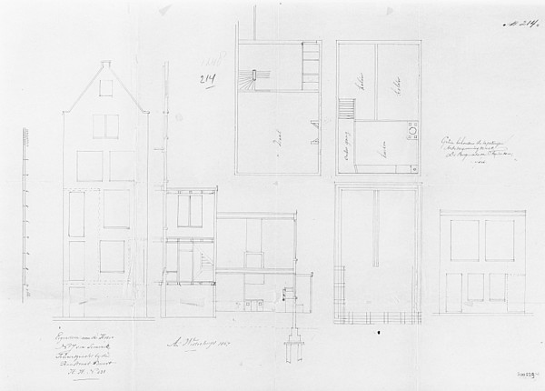 Keizersgracht 418 bouwtek 1867 SAA