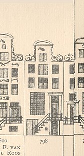 Keizersgracht 798 Tekening Caspar Philips