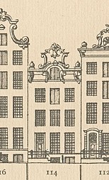 Keizersgracht 114, Tekening Caspar Philips