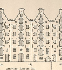 Keizersgracht 485, Tekening Caspar Philips