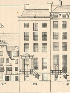 Herengracht 399, Tekening Caspar Philips