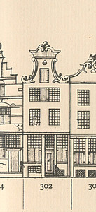 Herengracht 302 , Tekening Caspar Philips