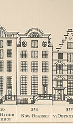 Herengracht 314 , Tekening Caspar Philips