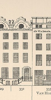 Keizersgracht 331, Tekening Caspar Philips