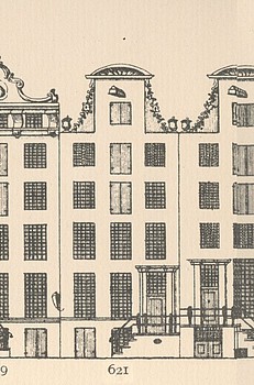 Keizersgracht 621, Tekening Caspar Philips