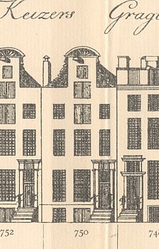 Keizersgracht 750 Tekening Caspar Philips