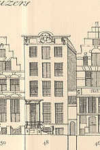 Keizersgracht 48, Tekening Caspar Philips