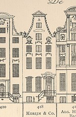 Herengracht 418, Tekening Caspar Philips