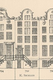 Keizersgracht 792 Tekening Caspar Philips