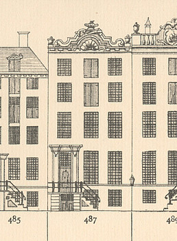 Herengracht 487, Tekening Caspar Philips