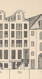 Keizersgracht 753, Tekening Caspar Philips