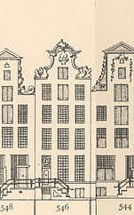 Keizersgracht 546 Tekening Caspar Philips