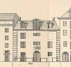 Keizersgracht 607, Tekening Caspar Philips