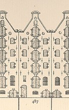 Keizersgracht 487, Tekening Caspar Philips