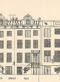 Herengracht 601, Tekening Caspar Philips