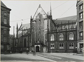 Nieuwe Kerk zuidgevel oud