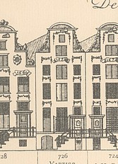 Keizersgracht 726 Tekening Caspar Philips