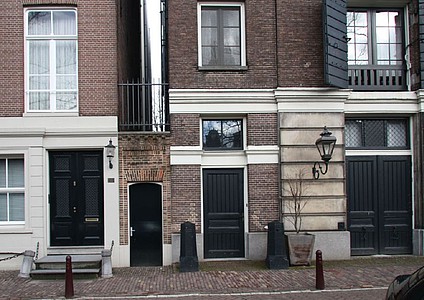 Keizersgracht 493, Ondergevel linker zijde