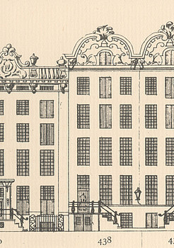 Keizersgracht 438, Tekening Caspar Philips