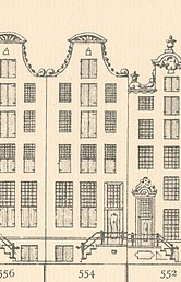 Keizersgracht 554 Tekening Caspar Philips