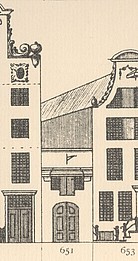 Keizersgracht 651, Tekening Caspar Philips