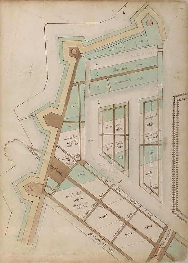 Poort 4 Kaart 76 van Kaartboek C 1620 SAA