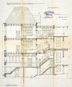 Herengracht 255a 1894 doorsnede 2 1 PA