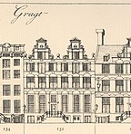 Herengracht 132 tekening Caspar Philips