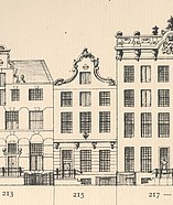 Keizersgracht tekening grachtenboek