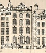 Keizersgracht 207 Tekening Caspar Philips