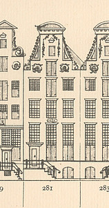 Herengracht 281, tekening Caspar Philips