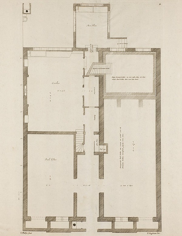 Herengracht 386 plattegrond souterrain