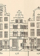 Keizersgracht 178 Tekening Philips Caspar