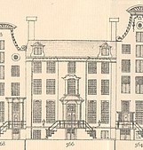 Keizersgracht 566 Tekening Caspar Philips