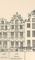 Herengracht 216, Tekening Caspar Philips